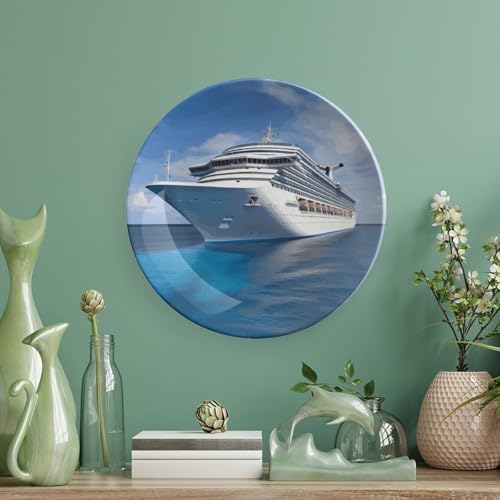 Plato decorativo en porcelana Bone China 6 pulgadas miniatura 5