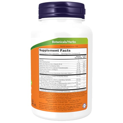 NOW Supplements, Diet Support with ForsLean® (Coleus forskohlii), 120 Veg Capsules - Image 3