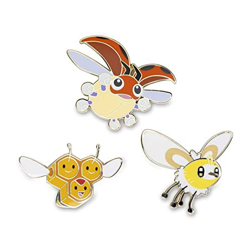 Pokémon Center: Ledyba, Combee & Cutiefly Pokémon Pins