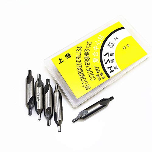 Gbj 9 Pcs 60° Center Drill Countersink Lathe Bit Mill Tooling Set 1Mm,1.5Mm,2Mm,2.5Mm,3Mm,4Mm,5Mm,6Mm,8Mm Triton Stainless Hss For Metal #TOP1