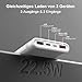 Coucur Power Bank 10000mAh, USB C Powerbank 22.5W Schnellladefunktion, Externe Handyakkus mit LED Digitalanzeige, Akkupack Kompatibel mit iPhone