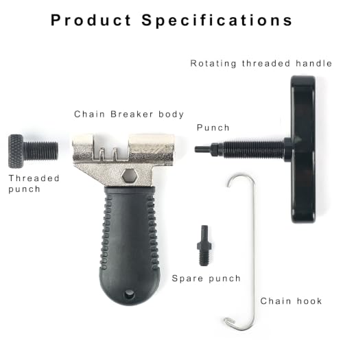 Image of Universal Bike Chain Tool Kit with Bike Breaker Main Chain Pliers Chain Checker for Road MTB Bike 1-12 Speed Chain Disassemble Chain Splitter and Breaker