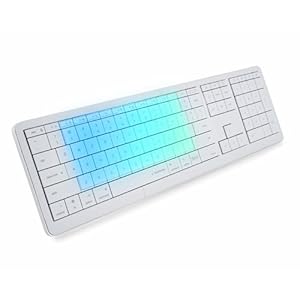 CLVX 1 Teclado inalámbrico – Teclas táctiles y gestos AI | RGB interactivo | Bluetooth y USB-C | Teclas de tijera silenciosas de perfil bajo | Cuerpo de aluminio | Compatible con Mac/iPad