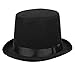 Boland - Hut Byron, Zylinder, Filz, elegant, 20er Jahre, Gatsby, Karneval, Halloween, Fasching, Mottoparty, Verkleidung, Theater, Schwarz Baby,Schwarz günstig Kaufen-Boland - Hut Byron, Zylinder, Filz, elegant, 20er Jahre, Gatsby, Karneval, Halloween, Fasching, Mottoparty, Verkleidung, Theater, Schwarz