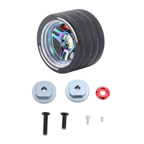 Roue de volant RC métallique de 3x2,6 mm corrige le jeu de direction des émetteurs Futaba