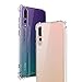 iCoverCase Compatible with Huawei P20 Pro Case, Crystal Clear Soft TPU Shock Absorption Bumper Slim Thin Case -Clear