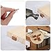 16PCS Tack-in Drawer Glides, Plastic Furniture Sliders, Drawer Repair Tool for Making All Drawers Slide Smoothly and Evenly, Nail-On Drawer-Guides for Dressers and Furniture (Brown)