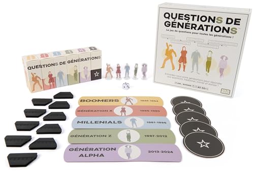 Jeu de culture générale Spin Master Games Questions de Générations - vue 3