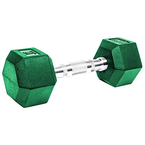 Haltères 6 kg KRF en caoutchouc de haute qualité pour séances de sport durables