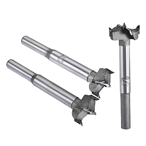 MACHSWON 3 PCS Forstner Drill Bits Tungsten Carbide Wood Hole Saw Opener Drill Bit 20mm+21mm+22mm Woodworking Drilling Boring Bit Cutter