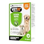 VETIQ Stool Repel Tablets, Natural Coprophagia Deterrent for Dogs Eating Poop, for Puppies & Adult Dogs, Supports Healthier Habits, Tasty & Chewable, 30 Tablets (Pack of 1)