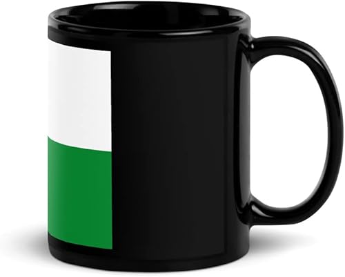 Miniatura 3 de Flag of Ocaña Norte de Santander - Black Ceramic Coffee Cup