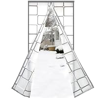 Magnetischer Thermisch Isolierter Türvorhang, Transparent