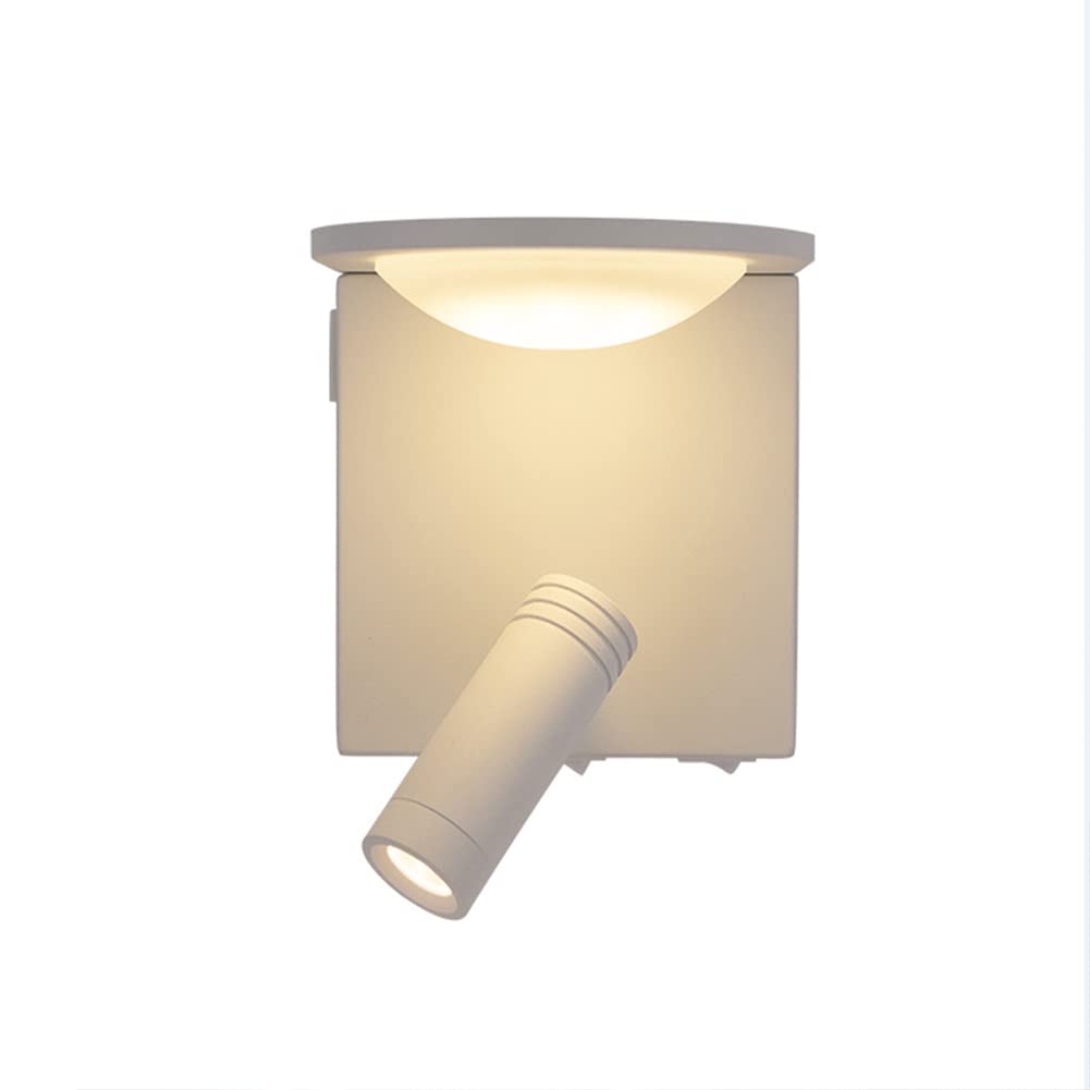 SXECAEPS Wall Lamps Sconces Light Indoor Led 8w 3000k Warm White Modern Metal Decorative Sconce Lamp for Living Room Bedroom Hallway Corridor Stairs(B)