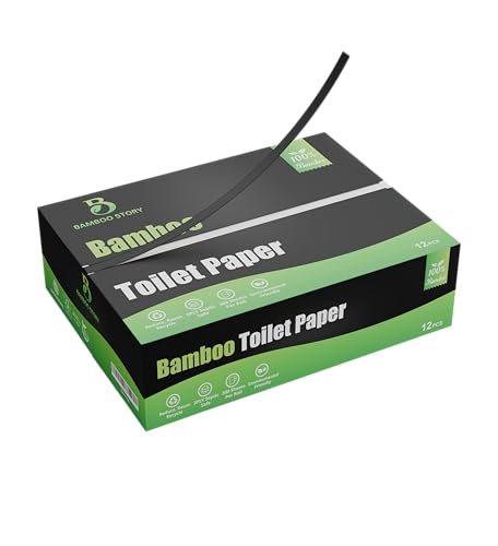 Image of Bamboo Story, Bamboo Toilet Paper Unbleached, 12 Rolls, 3 Ply and 300 Sheets Bamboo Toilet Tissue - FSC Certified, Biodegradable, Chemical Free, Plastic Free, BPA Free, Septic Safe Toilet Paper