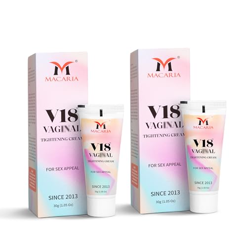 �}�J���A V18 �S�������߃N���[���A�����Ə��������A�A���̈������߂Ǝ������A�������߂Ǝ��M�̉񕜂̂��߂̃W�F���A�e���Ȋ��x�ƋC�������߂�A60g, V18 Vaginal Tightening Cream