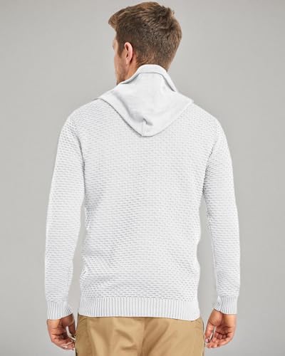 Image of HYPESTFIT Men's Hooded Sweatshirt, Regular Fit, Textured Fabric