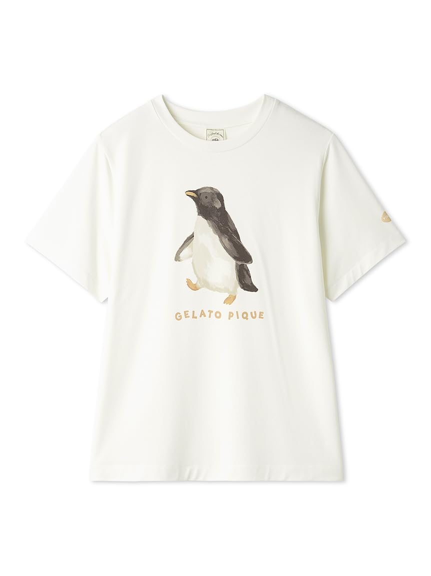 [ジェラート ピケ] 【接触冷感】シーアニマル柄ワンポイントTシャツ PWCT262278 レディース YEL F