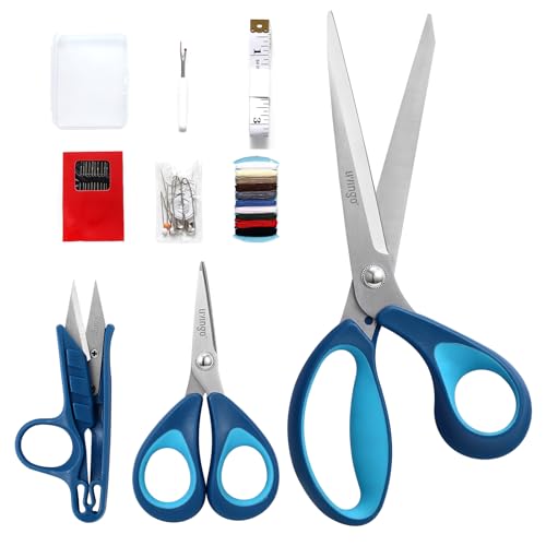 LIVINGO Fabric Sewing Scissors Set All Purpose - Heavy Duty