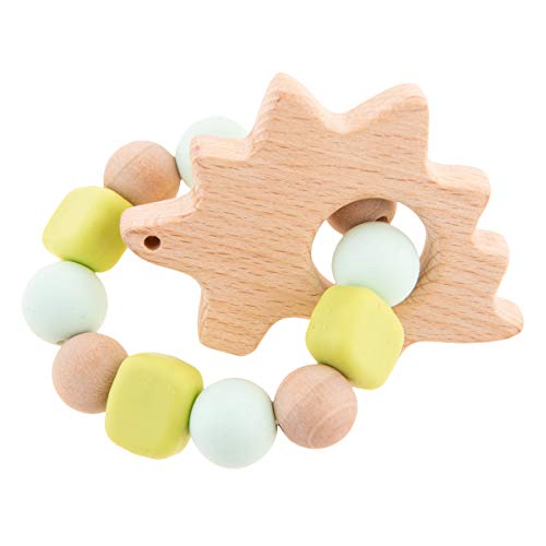 Image of Stephen Joseph, Silicone Teether with Pouch Dino