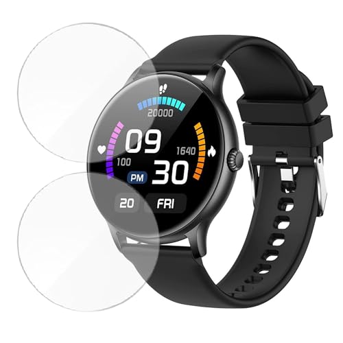 Image of 2 Pack| Smartwatch Screen Protector for Fire Boltt Phoenix |1.3 inch| | Flexible TPU Film, 9H Scratch Resistant, Bubble Free Installation - Not a Tempered Glass