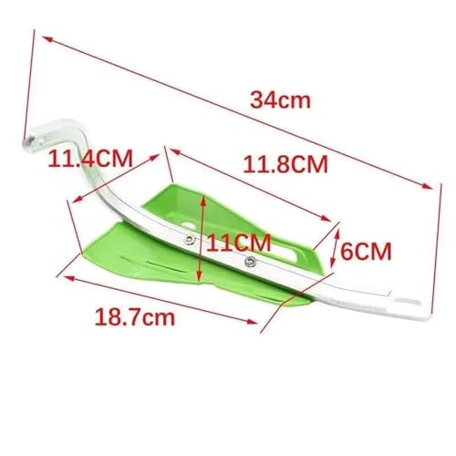 Protège-mains de guidon de moto vert pour Pit Dirt Bike SXF