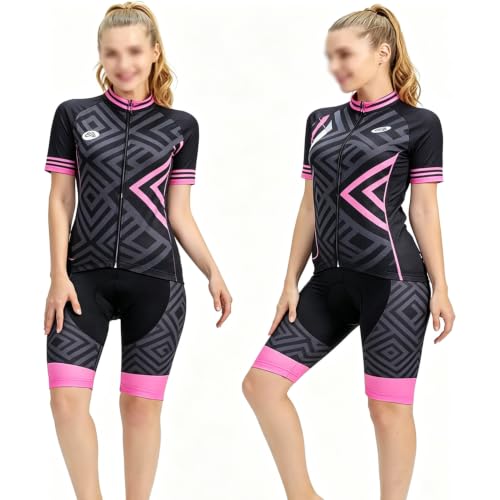 Image of Women's Short Sleeve Cycling Jersey Jacket Cycling Shirt Quick Dry Breathable Mountain Clothing Bike Top