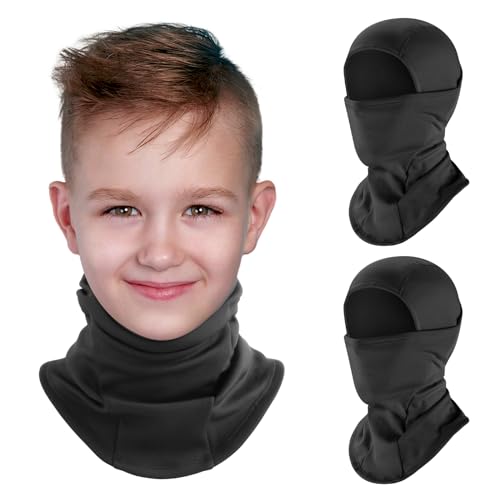 NET TOYS Ninja Maske Sturmhaube - Schwarze Sturmmaske Aus 100% Polyester