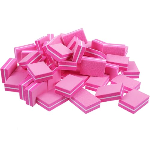ABOOFAN 50 piezas Bloque Pulidor Uñas Doble Cara para Manicura Pedicura Compacto Portátil para Uñas Manos y Pies