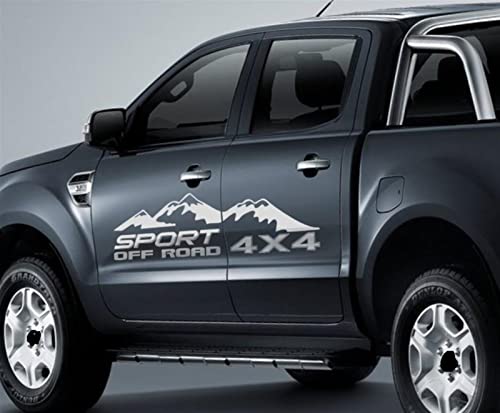 XIAOZHIWEN Autocollants de Porte de Voiture Accessoires Compatibles Vinyle Compatible avec Mitsubishi L200 Triton Pickup hnxzw (Color Name : 4, Style : 45CM x 14CM) Cover