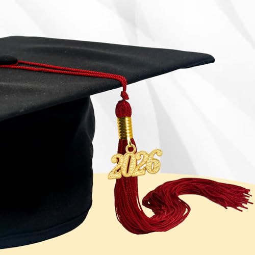 Image of GraduationMall Single&Multiple Color Graduation Tassel with 2026 Year Charm 9 inch