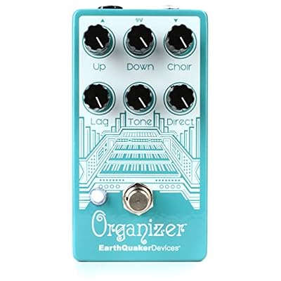 EarthQuaker Devices Organizer V2 Polyphonic Organ Emulator Pedal with Patch Cables