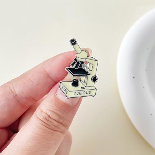 Image of Dr's gift Science Mouse Pins Brooch Lab Rat Doctor Pin Lapel Backpacks Badge Fun Biology Jewelry Gifts for Scientists Teachers Animal Researchers