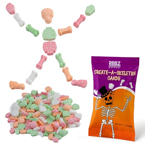 Skeleton Candy Bones - 18 Pack Individually Wrapped Large 20g