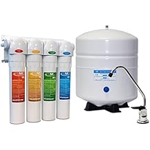 No Tools Required Home Reverse Osmosis Drinking Water System 4 Stage NTR Quick-Change Under-The-Sink for Point of Use Home RO
