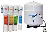 No Tools Required Home Reverse Osmosis Drinking Water System 4 Stage NTR Quick-Change Under-The-Sink for Point of Use Home RO