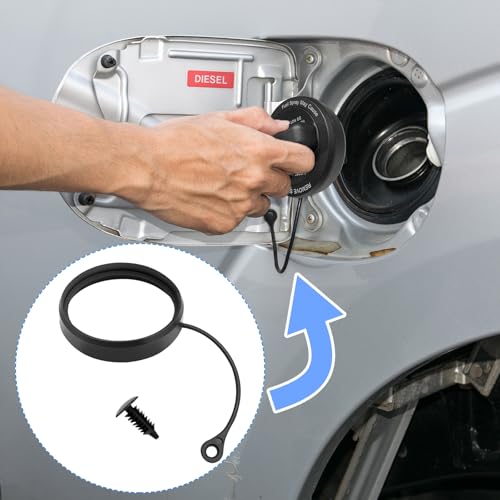 LPZMPZ Tankdeckel Halteband kompatibel mit Mercedes-Benz W211 W212 W203 W204 W245 W169 X204 R171 S204 C207 C209 A209 Tankdeckel Gummiband, Tankdeckelleitung Ersatz A2214700605 A2214700705