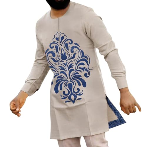 Traje de África para hombre ropa étnica con pantalón tradicional