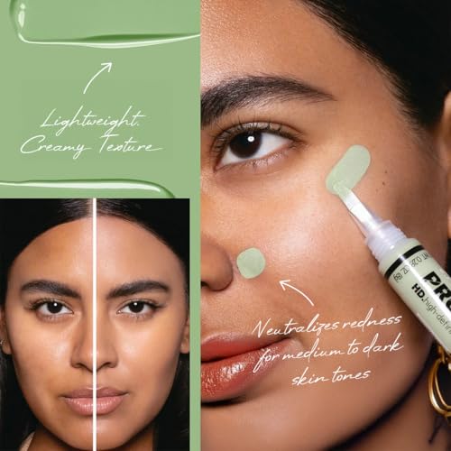 Image of L.A. Girl HD Pro Conceal Multipurpose Green Color Corrector, 8g | Neutralizes Redness, Acne Marks & Blemishes | Lightweight, Blendable & Long-Lasting Formula for Indian Skin Tone