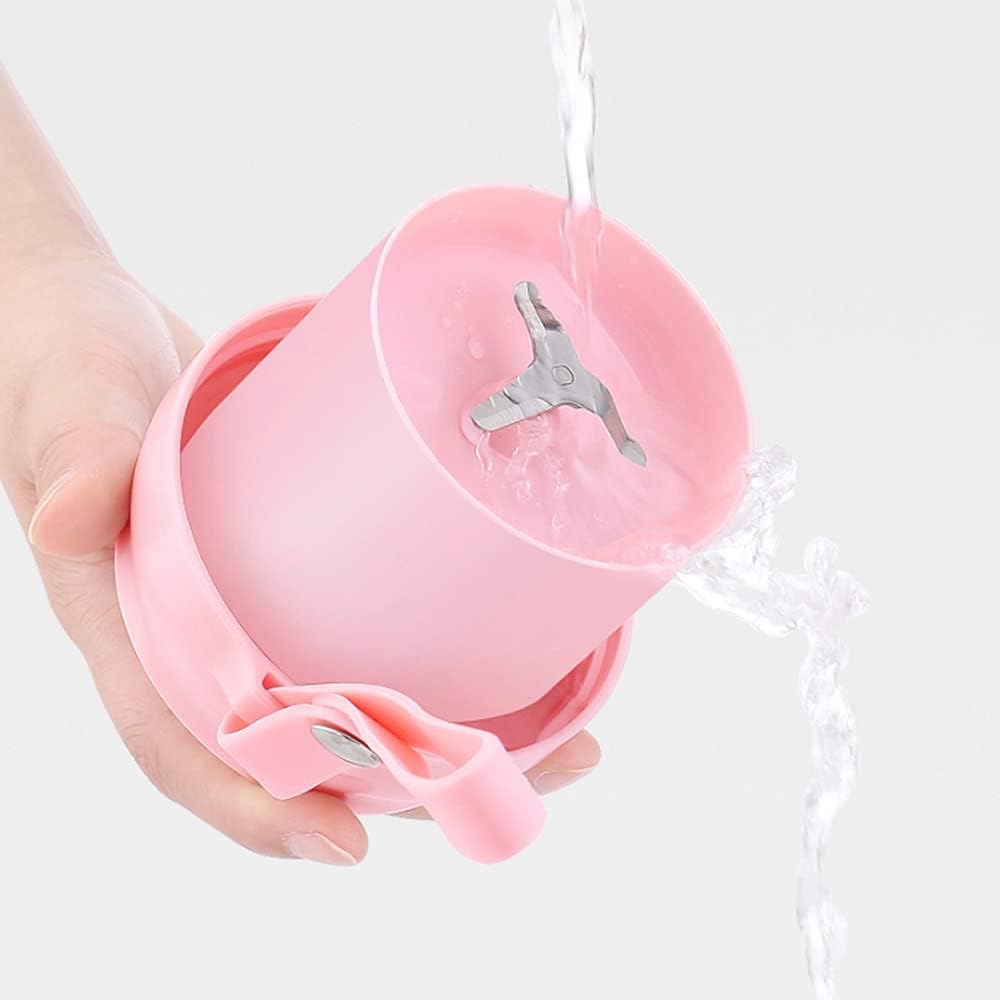 Portable Electric Blender Mini Rechargeable Juicer Juice Smoothie Maker Fruit Extractor Squeezers Bottle Juicing Cup(E)
