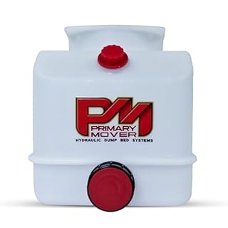 4 Quart Poly Hydraulic Replacement Reservoir – Poly Tank and Hydraulic Oil Tank for Power Units, Dump Trucks, Trailers, RVs and Boats