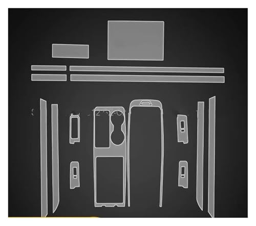 Film TPU Chery Jetour 2023 pour éviter les rayures sur le tableau de bord et le GPS