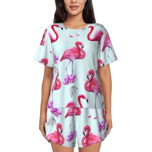 EdWal Imprimé flamants roses haut tendance mode été pour homme moderne