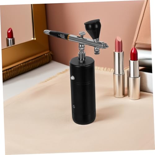 VILLCASE Rechargeable Cordless Airbrush Kit with Precision Nozzle Compressor for Nails Cake Decorating Makeup Tattoo and Miniature Painting with USB Fast Charging and Enhanced Trigger