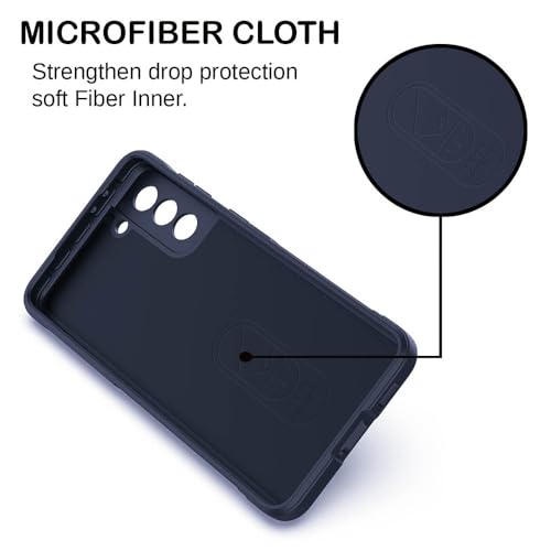 Image of amazon basics Basic Case for Samsung Galaxy S22 Plus 5G (Silicone Dark Blue)