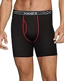Hanes Ultimate Men's Sport X-Temp Comfort Boxer Briefs, Assorted 4-Pack, Large