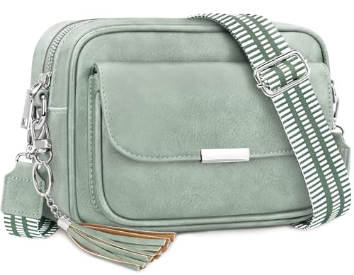 NEWIROVE Sac Bandoulière Femme, Sac à Main Femme Bandoulière En Cuir Pu Pochette Sac A Main Femme Avec Large Sangle Réglable et Amovible Pour Le Shopping,...