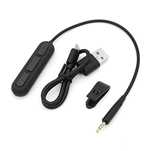 Yuhtech Bluetooth Câble Adaptateur pour Bose QuietComfort QC15/QC25 écouteurs Récepteur Bluetooth Connexion Câble (pour Bose QC25)