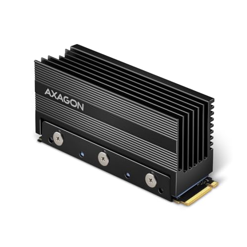 AXAGON CLR-M2XL passif - M.2 SSD, 2280 - Dissipateur thermique en aluminium avec KĂĽhlrippen