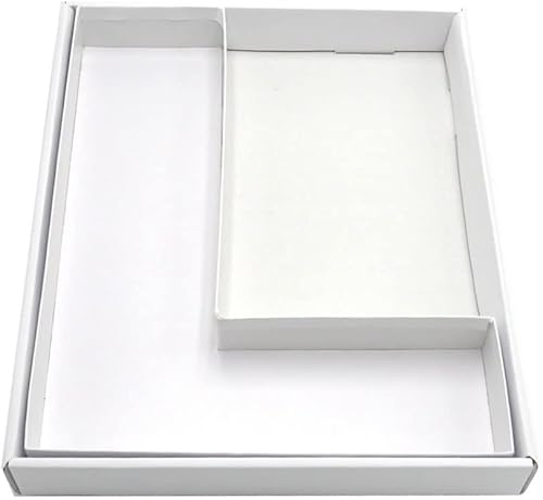 Miniatura 5 de 12" Carta de cartón rellenable Charcutería regalo magdalena caja con cubierta dulces embalaje (L)